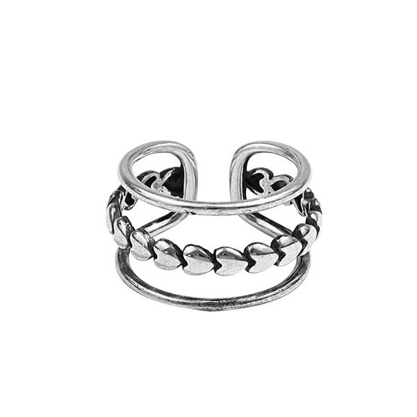 Jenni Retro Fashion Love Ring Set