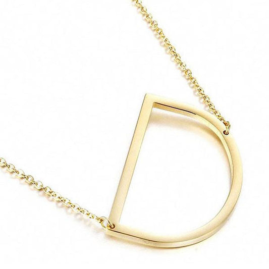 Chloe Minimalist Name Initial Necklace