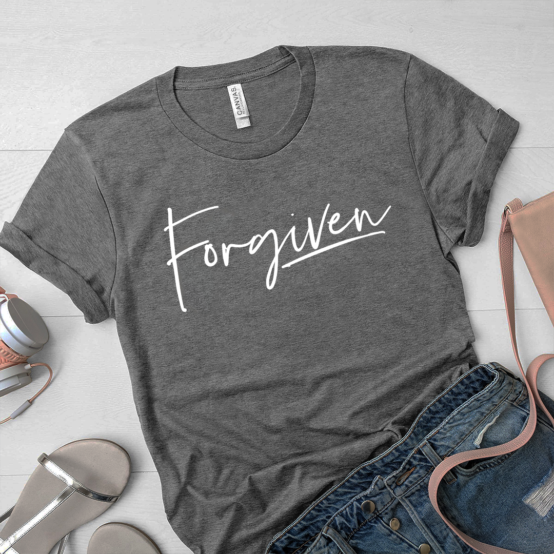 Forgiven Script Tee