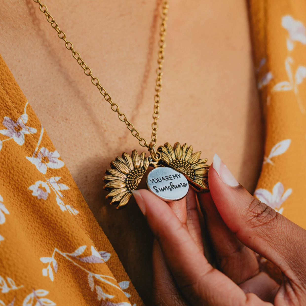 Sunflower Necklace